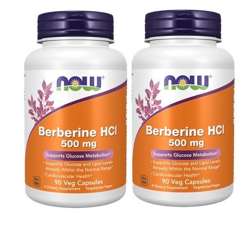 Berberine HCl 500 mg – 90 Veg Capsules ( 2 Pack )