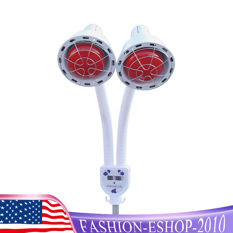110V 275W IR Infrared Red Heat Light Therapy Bulb Lamp Pain Relief Double Head gallery
