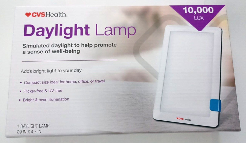 CVSHealth Daylight Lamp 10,000 LUX New in Orig. Box 2021