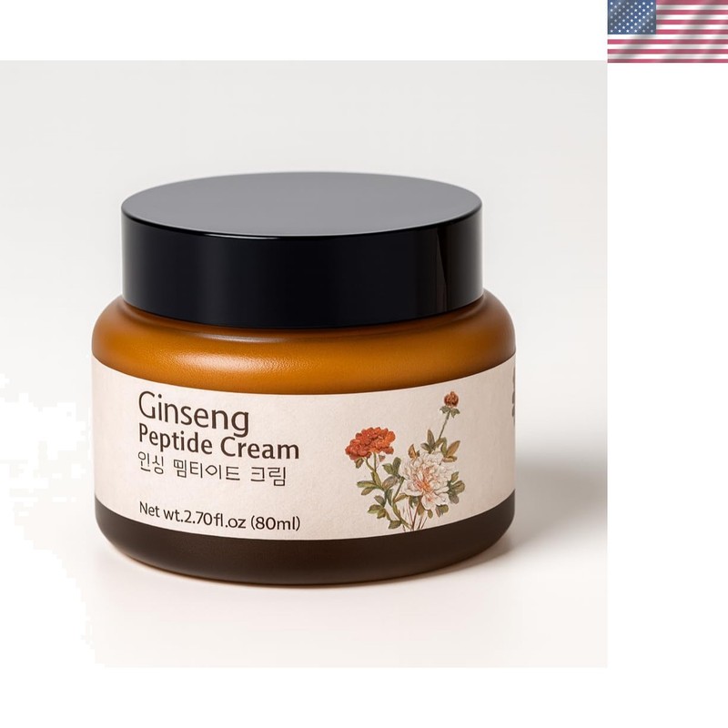 Moisturizing Ginseng Peptide Face Cream – Advanced Anti-Aging Formula 2.70 oz