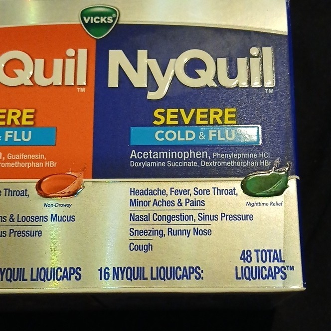 Vicks DayQuil/NyQuil Severe Cold & Flu Max Strength 48 LiquiCaps Exp 03/2028 gallery