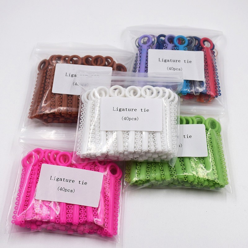 1040Pcs Dental Orthodontic Elastic Braces Rubber Ligature Ties 37Color to Choose gallery
