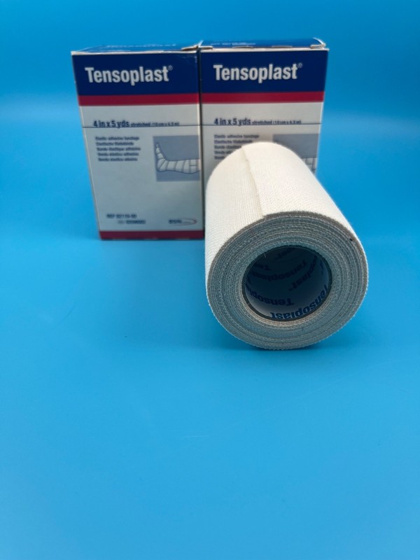 BSN Tensoplast 02148-00 Elastic Adhesive Bandage 3" x 5 yards - White, NEW gallery