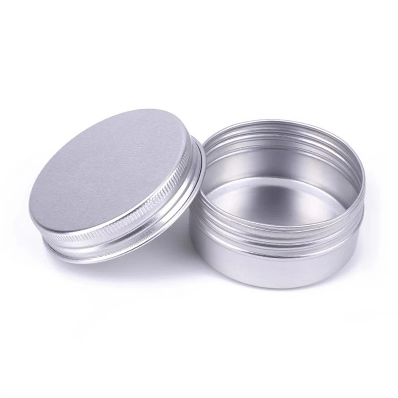50/100/200pcs Empty Aluminum Tin Jars 5g-60g Cosmetic Lip Balm Cream Containers gallery