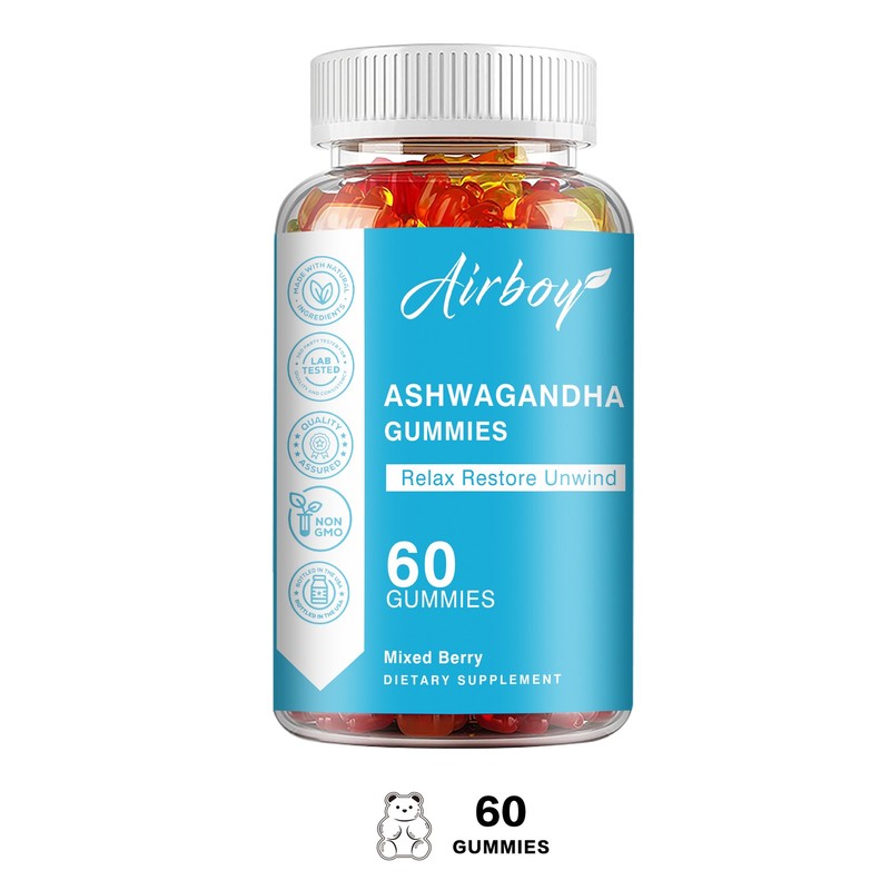 Ashwagandha Gummies – Stress Anxiety Relief, Improve Concentration, Boost Energy