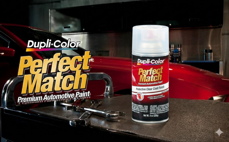 Clear Gloss Automotive Top Coat Spray 8 oz Fast Dry 360° Nozzle for Cars