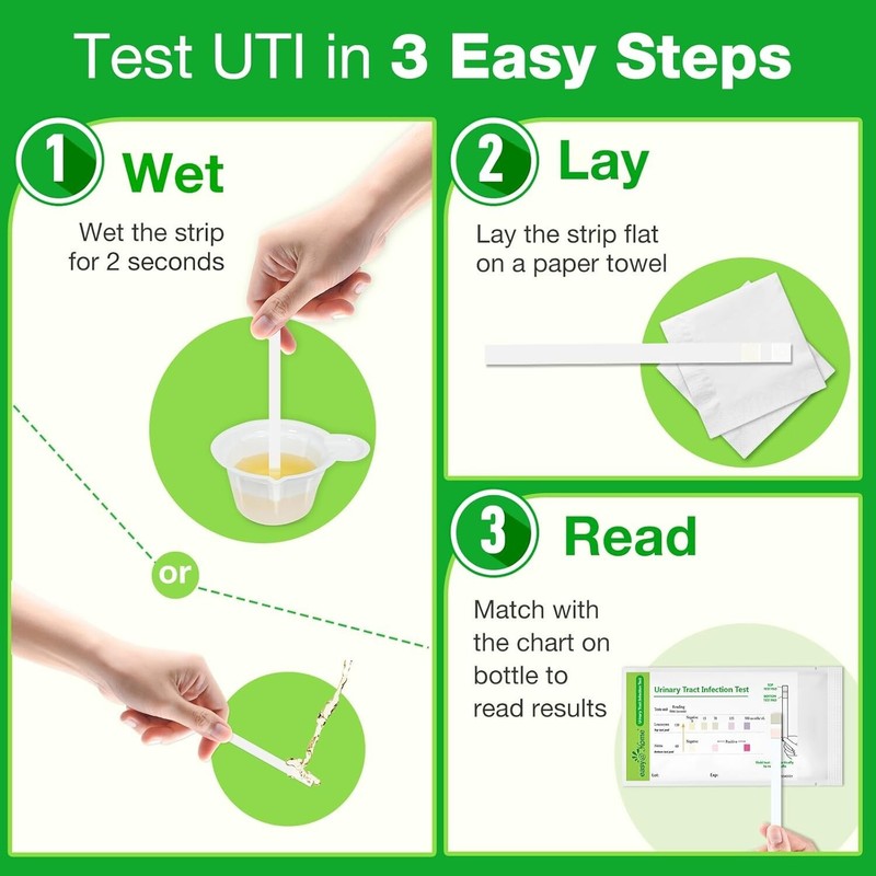 Easy@Home 50 Individual Pouch Urinary Tract Infection Test Strips gallery