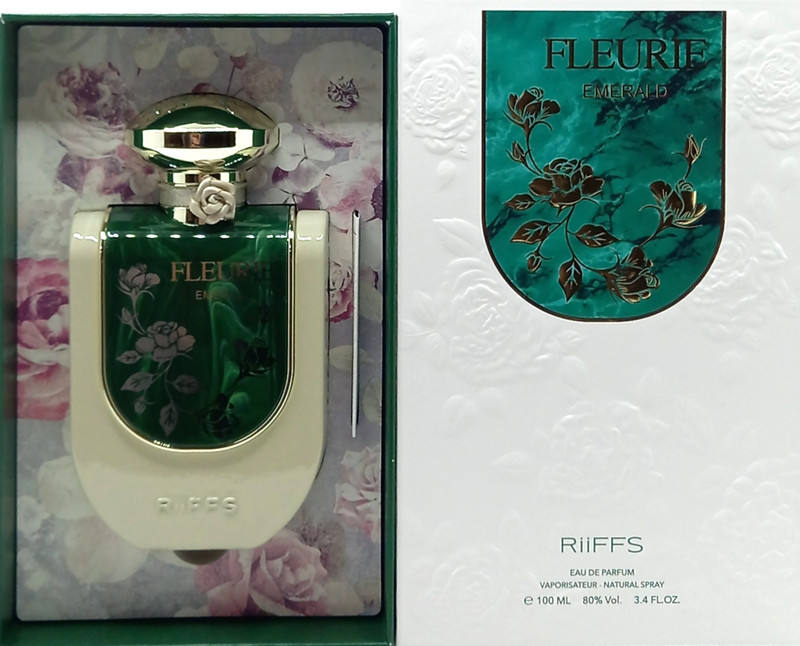 RIIFFS FLEURIE EMERALD EAU DE PARFUM SPRAY FOR WOMEN 3.4 Oz / 100 ml BRAND NEW! gallery