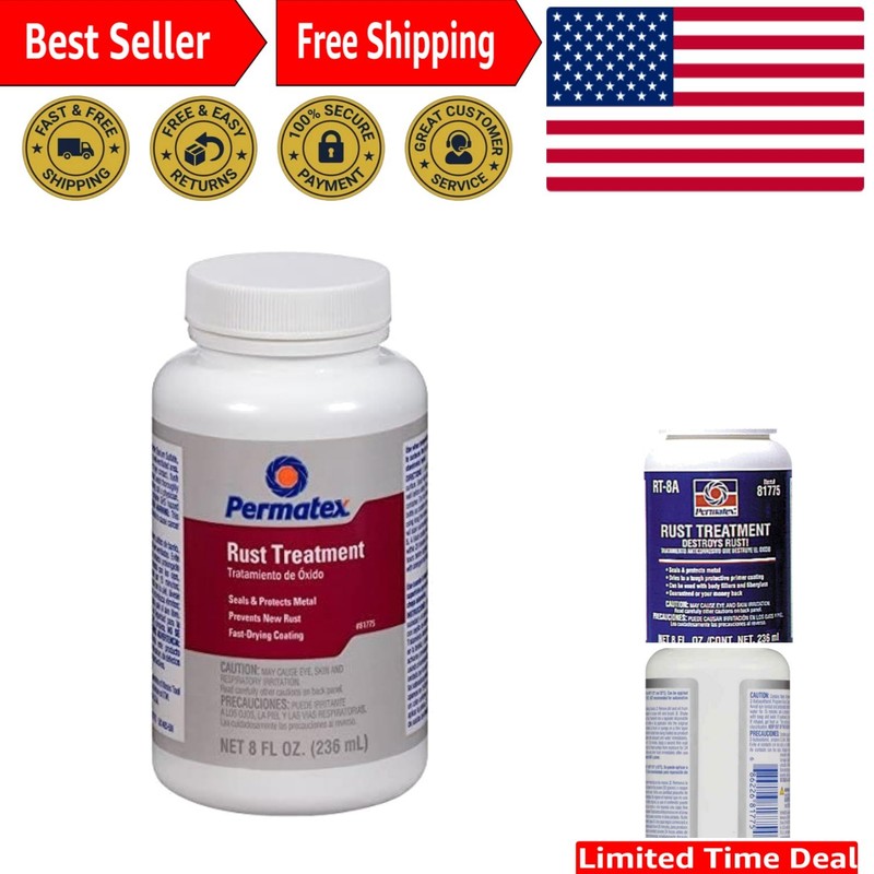 Permatex 81775 Rust Treatment, 8 oz. – Ultimate Automotive Rust Protection Spray
