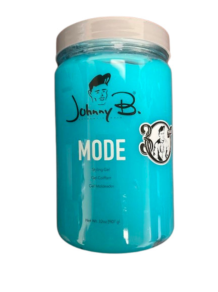 Johnny B Mode Hair Styling Gel Alcohol-Free Medium to Thick Hair 32/20oz NEW