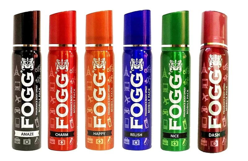Fogg Body Spray for Unisex Long Lasting Body Perfume 25 ml X 6 Pcs