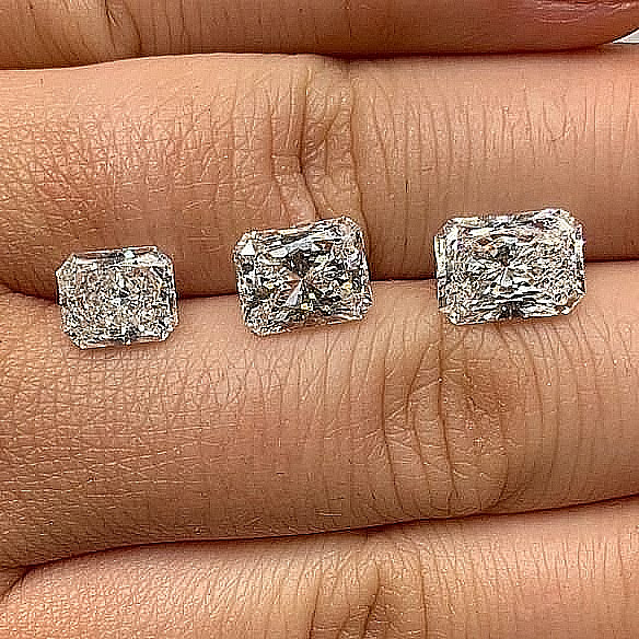Radiant shape 6 Cts Lab Grown CVD Diamond Natural D Color VVS1 Certified gallery