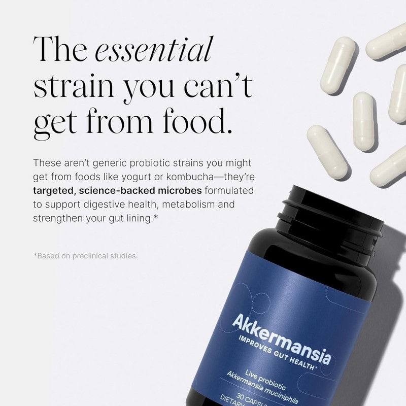 Pendulum Akkermansia Probiotic with Prebiotic Fiber for Men & Women 30 Capsules gallery