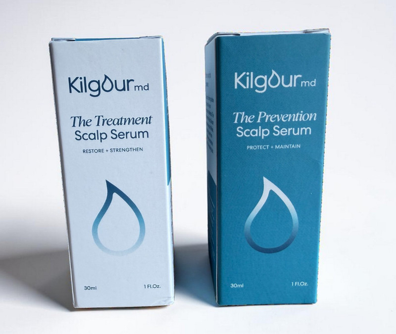 Kilgour MD The Treatment Scalp Serum + The Prevention Scalp Serum Hair Loss NIB