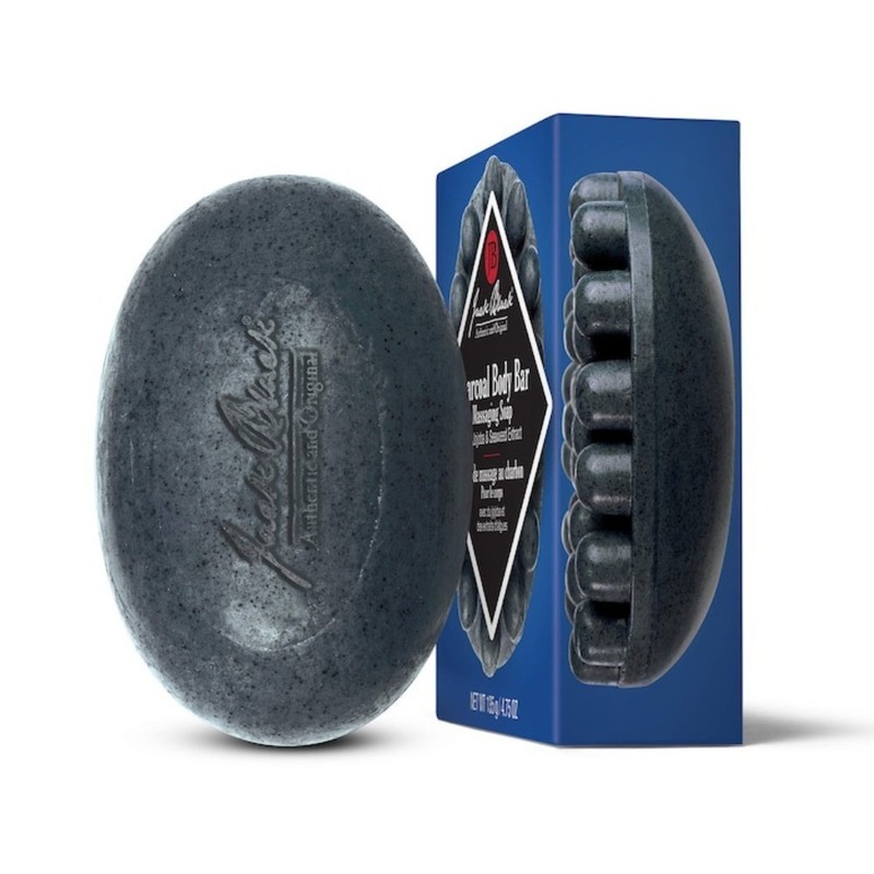 Jack Black NIB 100% Authentic Charcoal Body Bar Massaging Soap 4.75 oz/135 g gallery