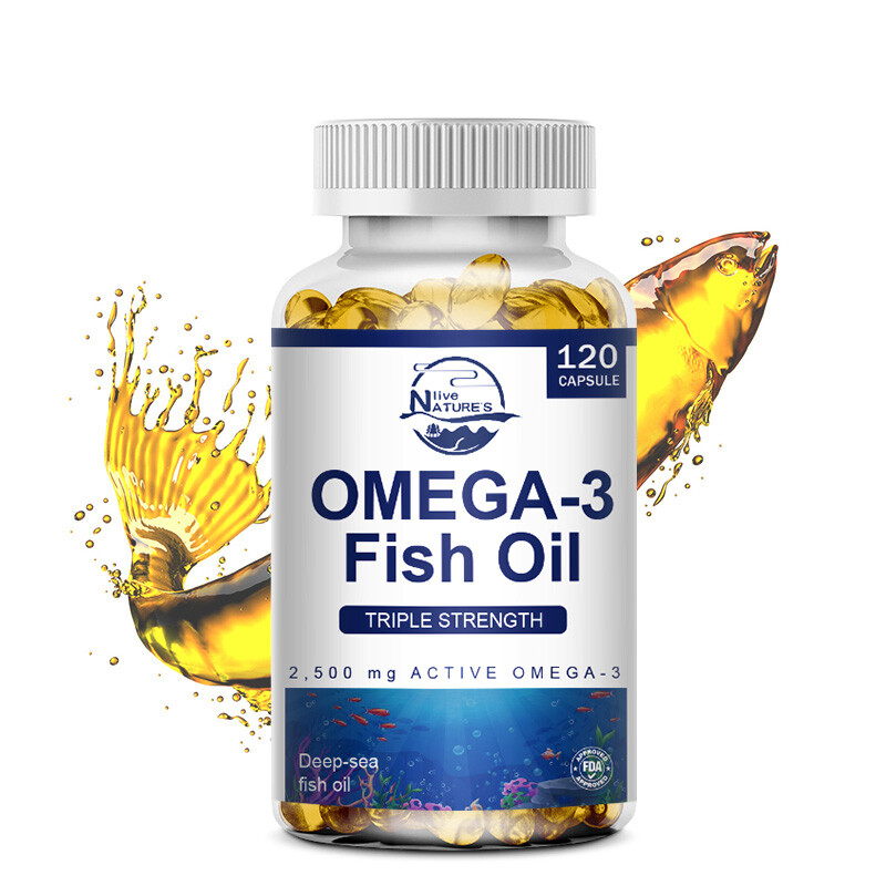 Omega 3 Fish Oil Capsules 3x Strength 3600mg EPA & DHA, Highest Potency Capsules gallery