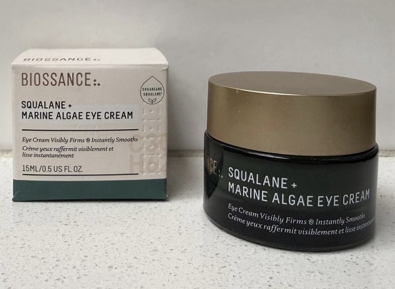 BIOSSANCE – SQUALANE + MARINE ALGAE EYE CREAM – FULL SIZE .5oz – NEW IN BOX