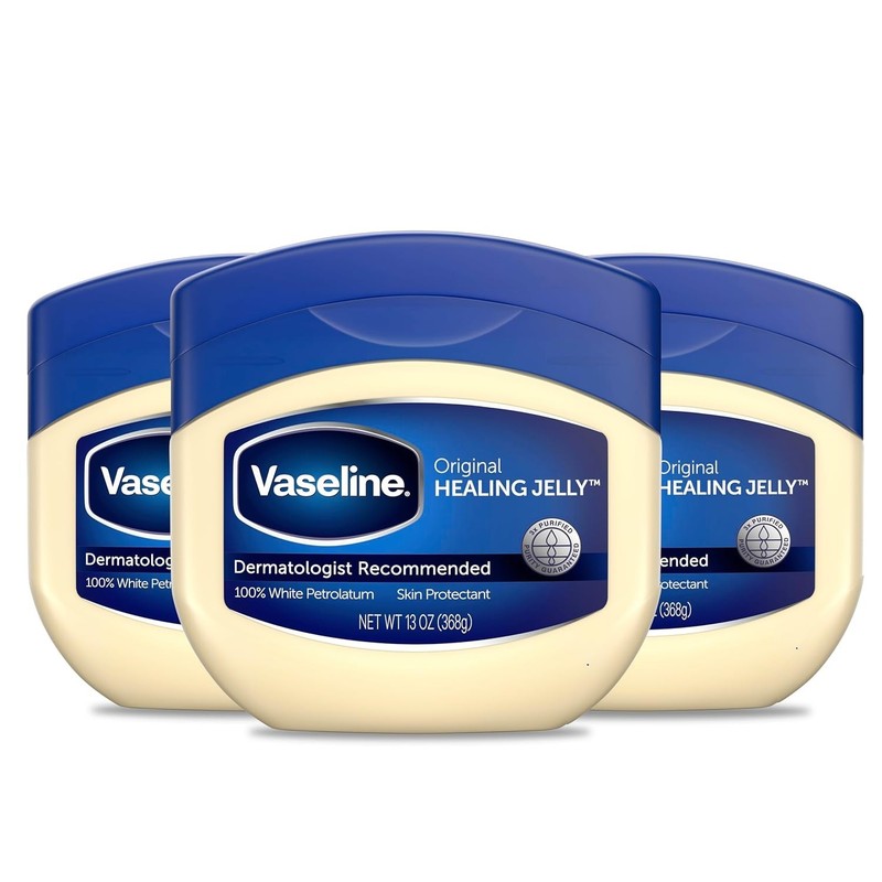 Vaseline Petroleum Jelly Original 13oz (3 Pack) + 2 days Delivery