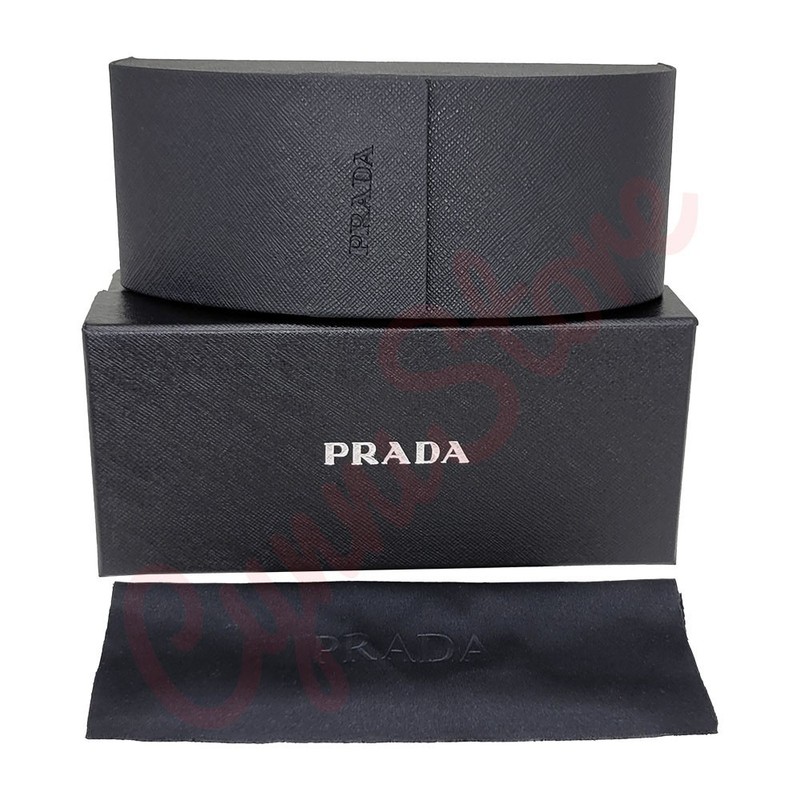 Prada Universal Black Medium Hard Case for Sunglasses with Cleaning Cloth & Box gallery