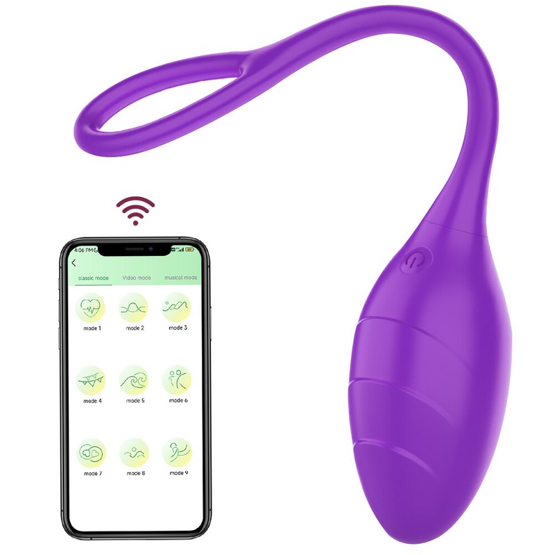 Wireless-APP-Remote-Control-Bullet-Egg-Vibrator-Massager-For-Women-use-Lubricant gallery