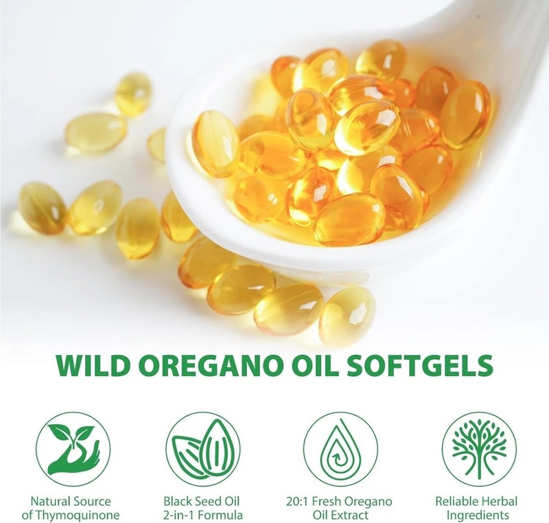Oil Of Oregano With Black Seed Oil 6,000MG , 120 Softgels gallery