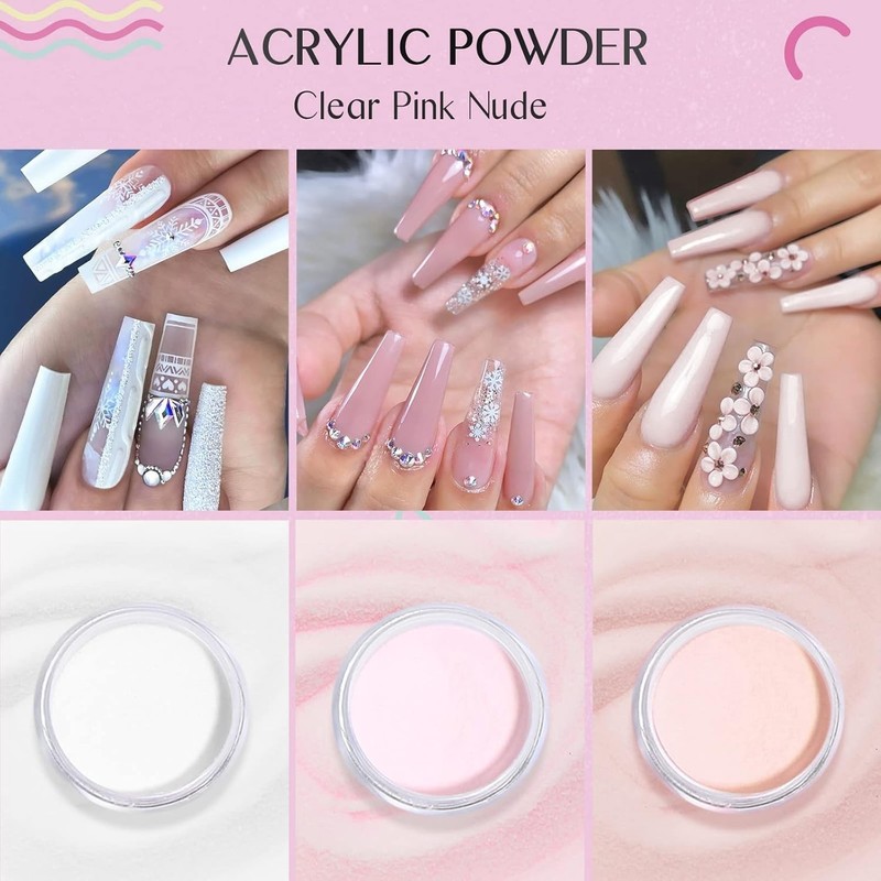 Luxurious Acrylic Nail Starter Set - Non-Toxic, Easy Application & Long Lasting gallery
