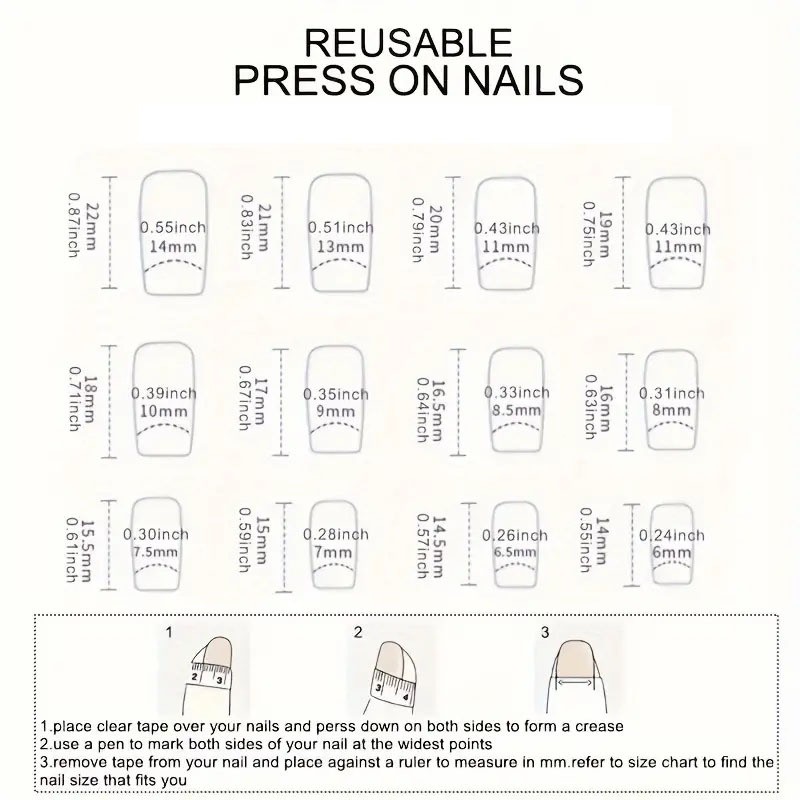 48pcs Long Coffin Nude Silver Chrome Metallic Gradient Glossy Press on Nails gallery