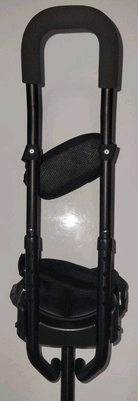 Knee Crutch Hands Free Adjustable Height Walker for Foot Injuries Non Slip gallery