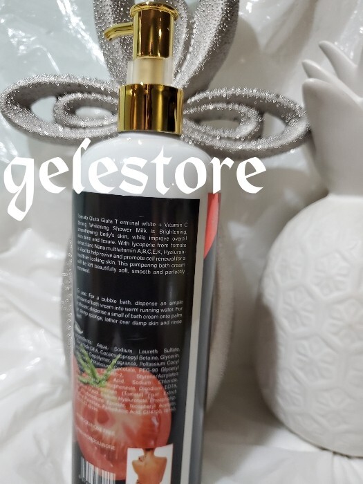 5pcs Tomato gluta Body lotion, face cream, soap, shower get and serum gallery