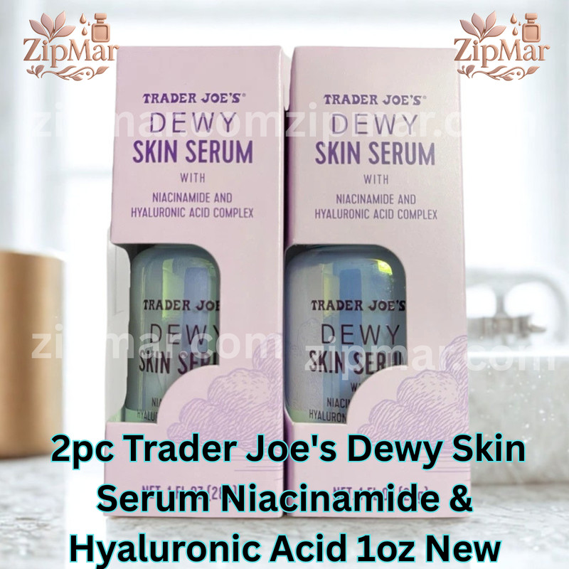 Trader Joes Dewy Skin Serum Niacinamide Hyaluronic Acid Complex 1.0oz 2 Pack New gallery