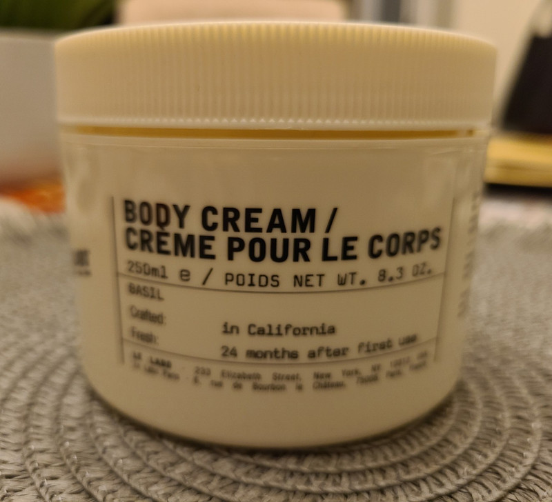 Le Labo Basil Body Cream Moisturizer Basil Scent Unisex 8.3 oz / 250 ml