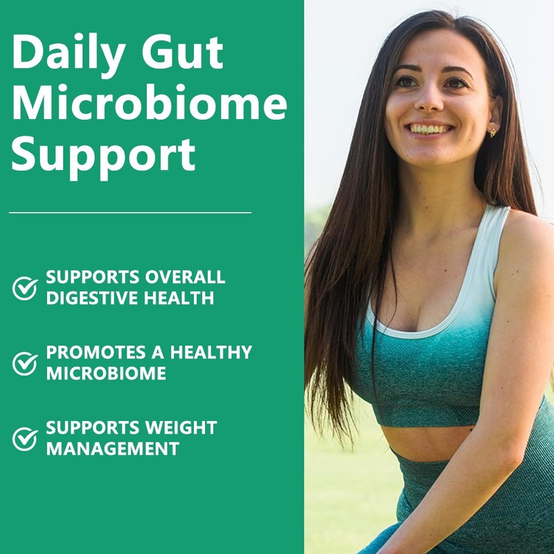 Contains prebiotic and probiotic capsules to support gut and digestive health gallery