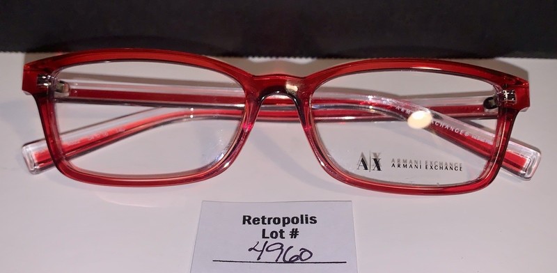 Armani Exchange AX3074-8322-54 Red Eyeglass Frames