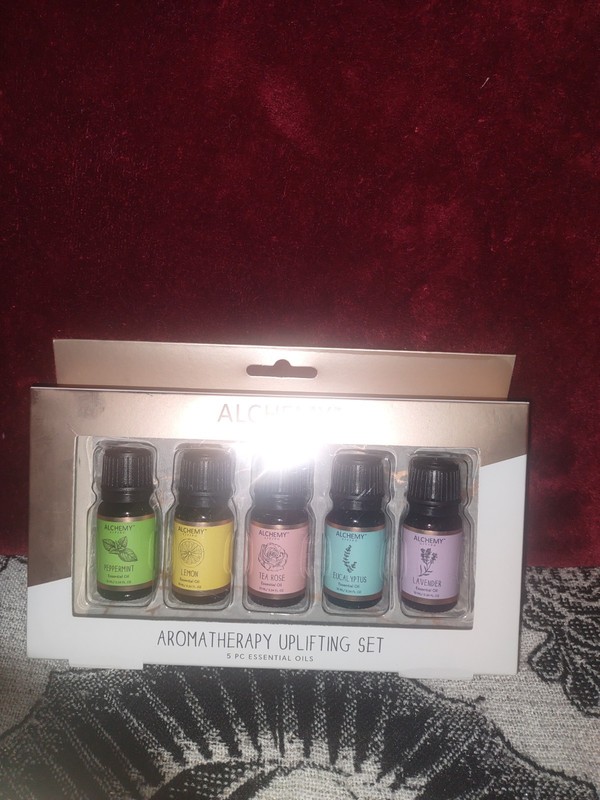 Alchemy Living Uplifting Aromatherapy Essential Oils Set 5x10ml Bottles