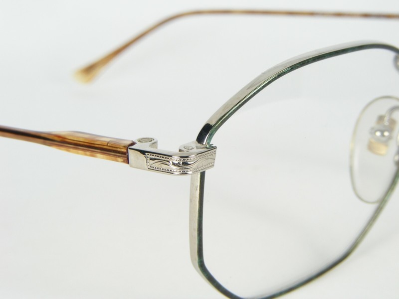 Flair Mod. 227 Col. 733 GREEN /SILVER EYEGLASSES GLASSES METAL FRAME 50-19-135mm gallery