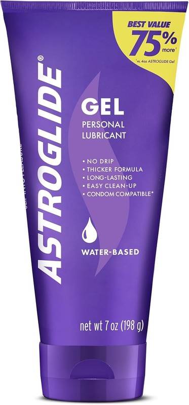 Astroglide Water Based Lube Gel No Drip 7oz