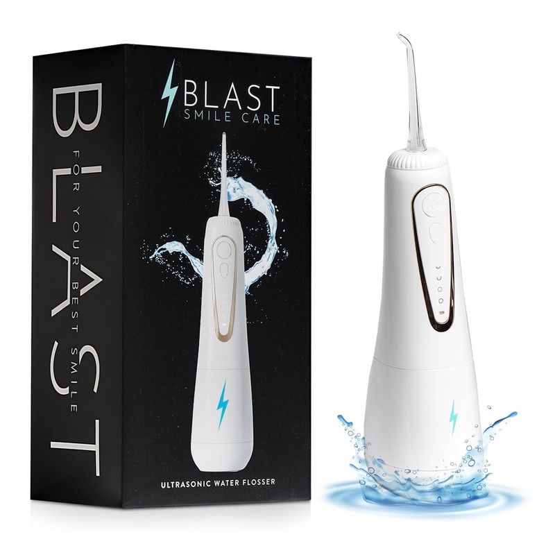Cordless Water Flosser 360° Rotating Tip Oral Irrigator Dental Flosser Portable gallery
