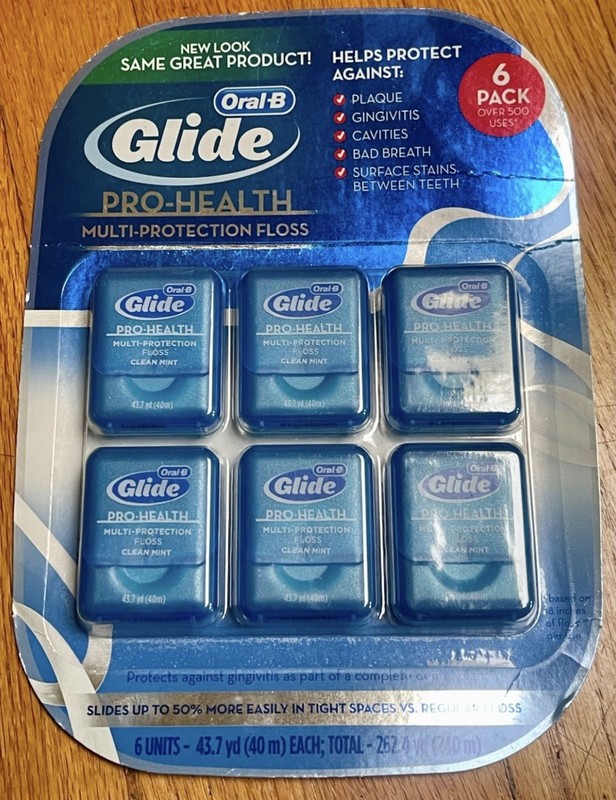 New Oral-B Glide Pro-Health Original Multi-Protection Floss 6 pack DISCONTINUED