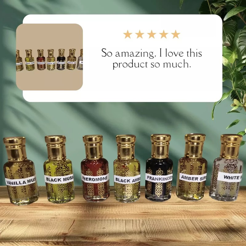Top Quality Attar, Arabian, Indian Attar Fragrance 10 ML ( Buy 2 Get 1 Free)