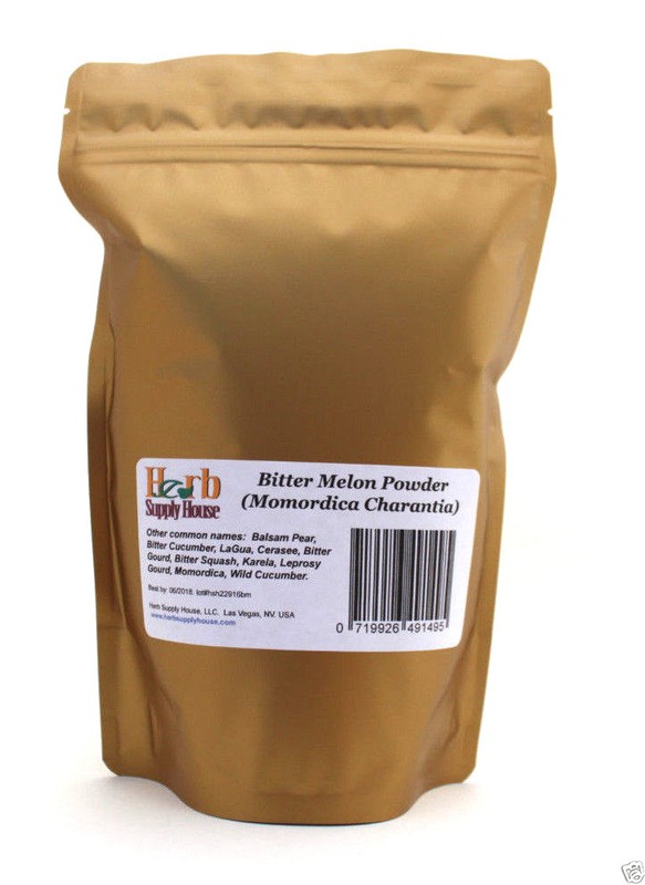 Bitter Melon aka Bitter Gourd Powder 4oz, 1/4lb gallery