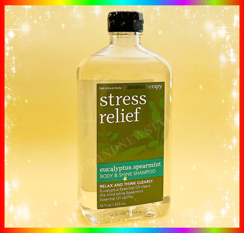 BATH BODY WORKS AROMATHERAPY STRESS RELIEF EUCALYPTUS SPEARMINT Shampoo 16 oz