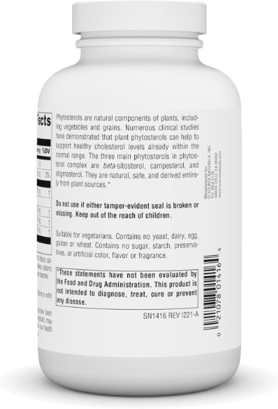 Beta Sitosterol| Plant Sterols|120 Capsules |375 Mg PER SERVI | Beta Sitosterol gallery