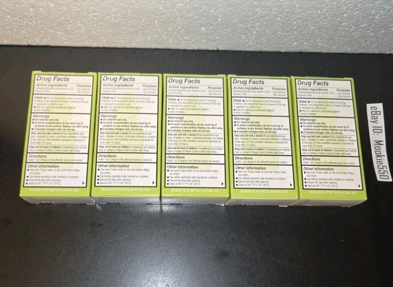 5 Box Lot REFRESH RELIEVA Lubricant Eye Drops 0.33 oz 10mL EXP 11/2024-12/2024 gallery