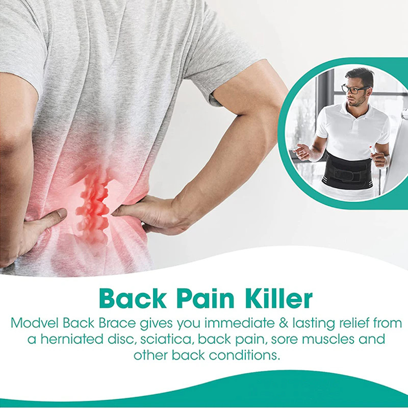 Adjustable Lower Back Brace Lumbar Support Waist Belt For Men Women Pain Relief gallery