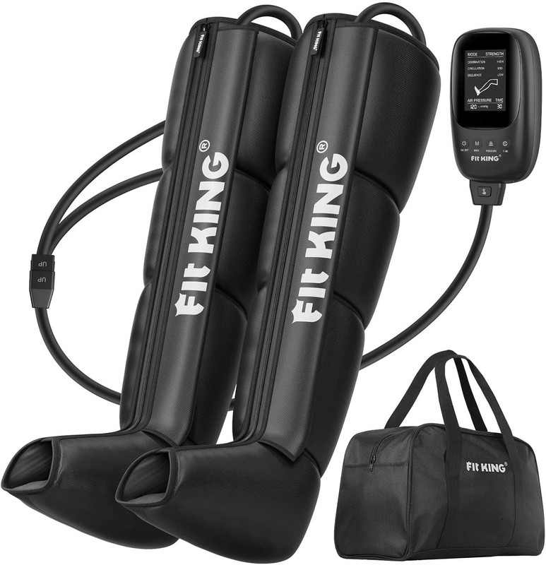 FIT KING Air Compression Recovery System, Sequential Massage Boots (Medium) gallery