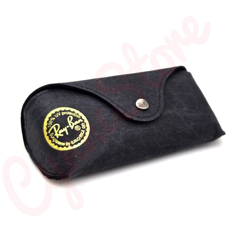 Ray Ban Universal Black Medium Hard Case for Sunglasses w/ Cleaning Cloth & Box gallery
