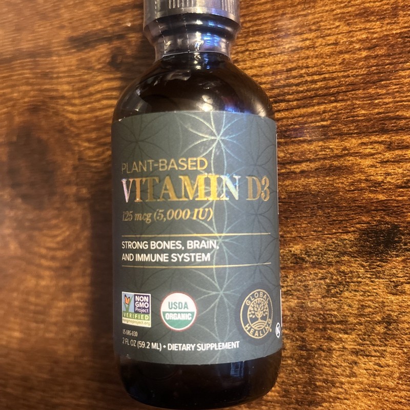 Global Healing Center B12, 5000 mcg, 3-in-1 Organic Liquid Vitamin B12, (2 Oz)