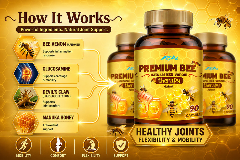 NATURAL BEE Venom Extract anti-inflamatory Arthritis support Abee therapy gallery