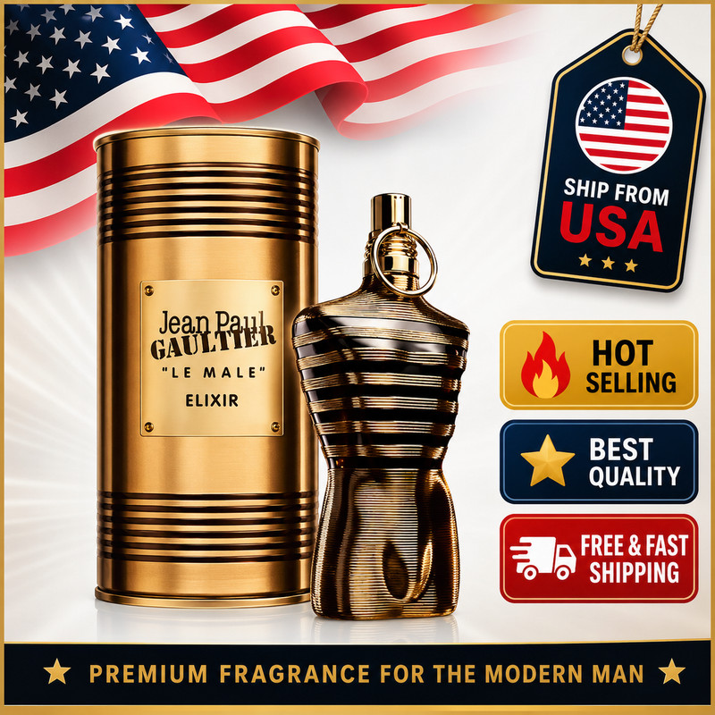 Jean Paul Gaultier Le Male Elixir Parfum Men’s JPG Cologne 4.2oz/125ml Fragrance