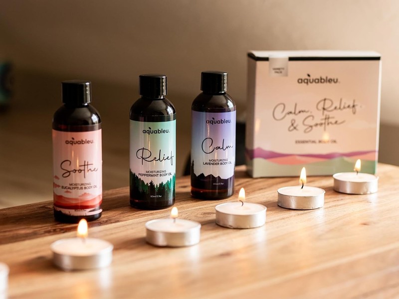 Set de aceites para masajes, incluye lavanda, menta y eucalipto, 80 ml. gallery